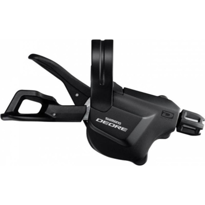 Шифтер SHIMANO DEORE, M6000-IR, правый, 10 скоростей, на хомут, без индикатора, трос 2050 мм ISLM6000RA1